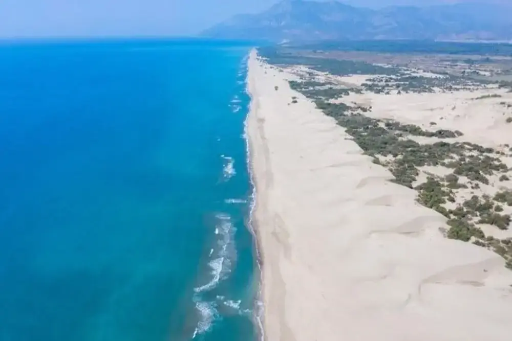 turkiyenin en uzun plaji patara